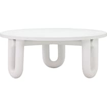 tuckerton white coffee table   