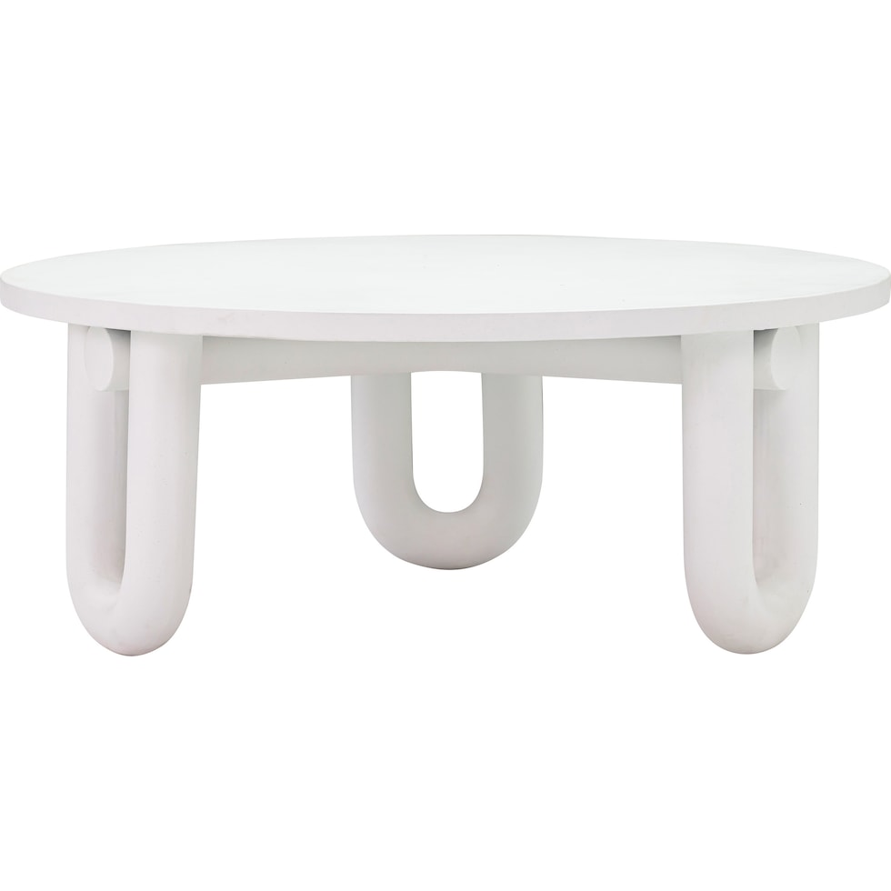 tuckerton white coffee table   