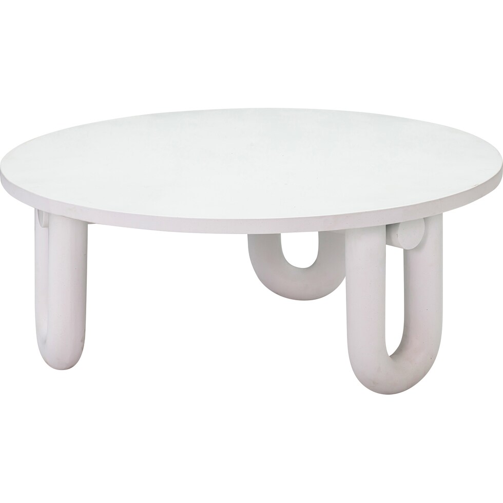 tuckerton white coffee table   