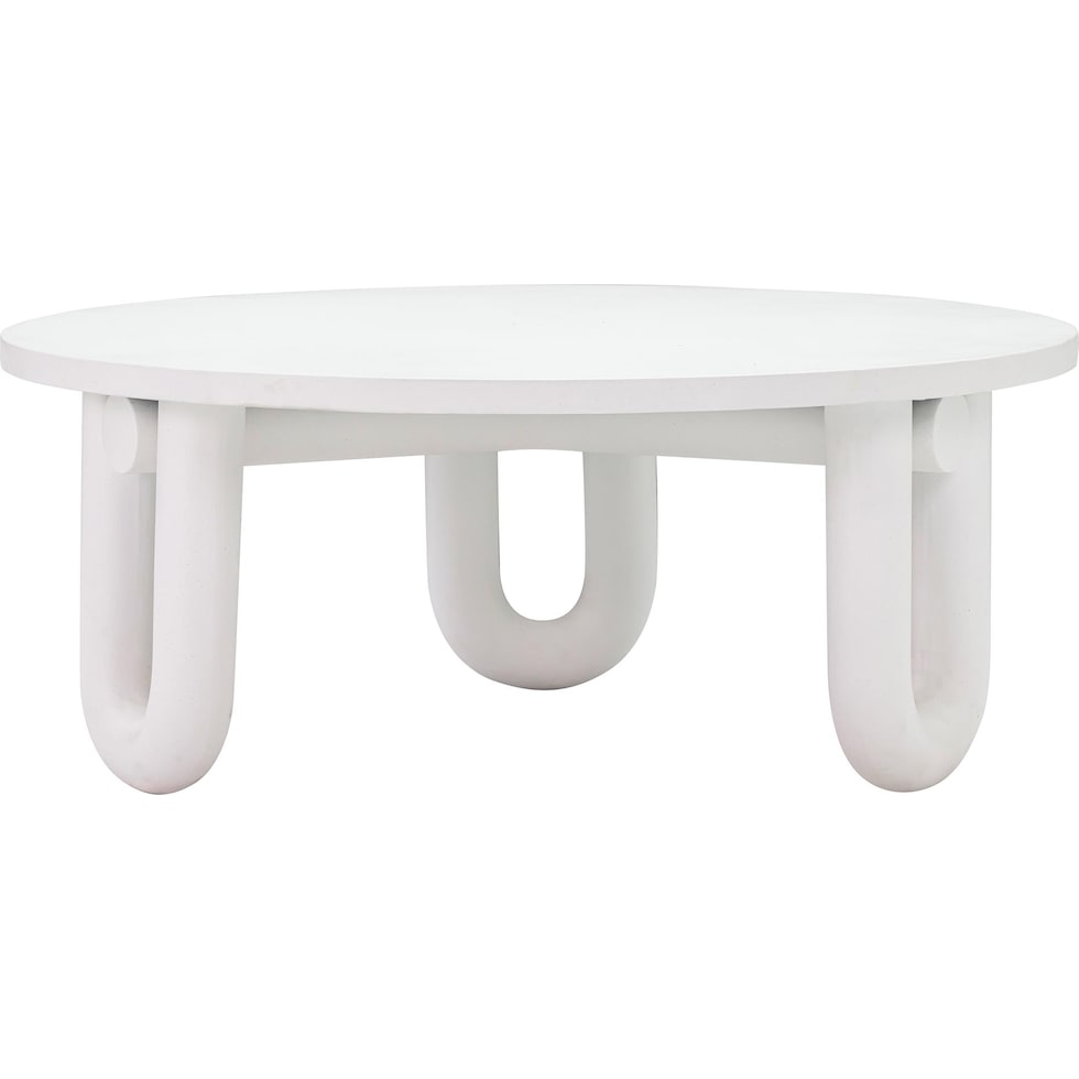 tuckerton white coffee table   