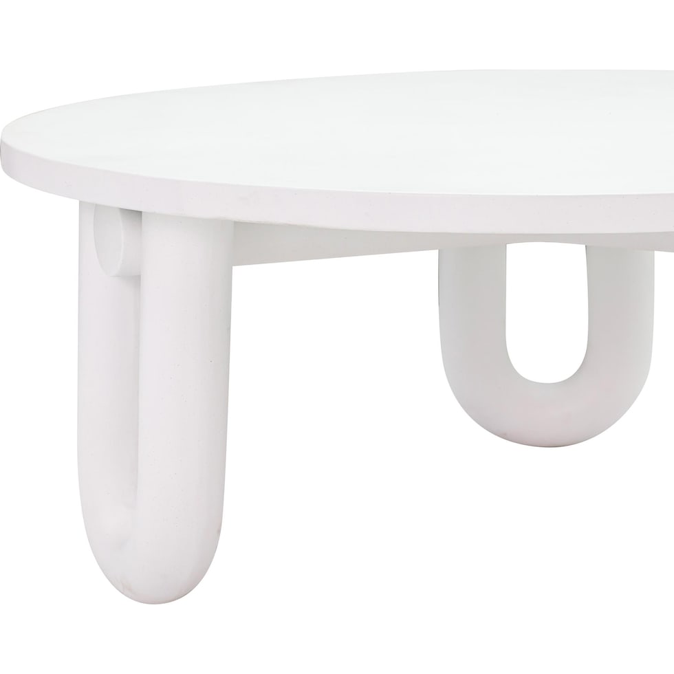 tuckerton white coffee table   