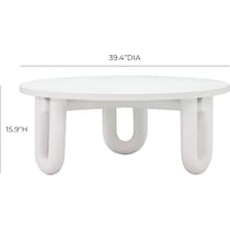 tuckerton white coffee table   