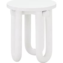 tuckerton white side table   