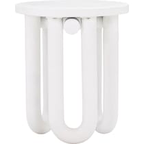 tuckerton white side table   