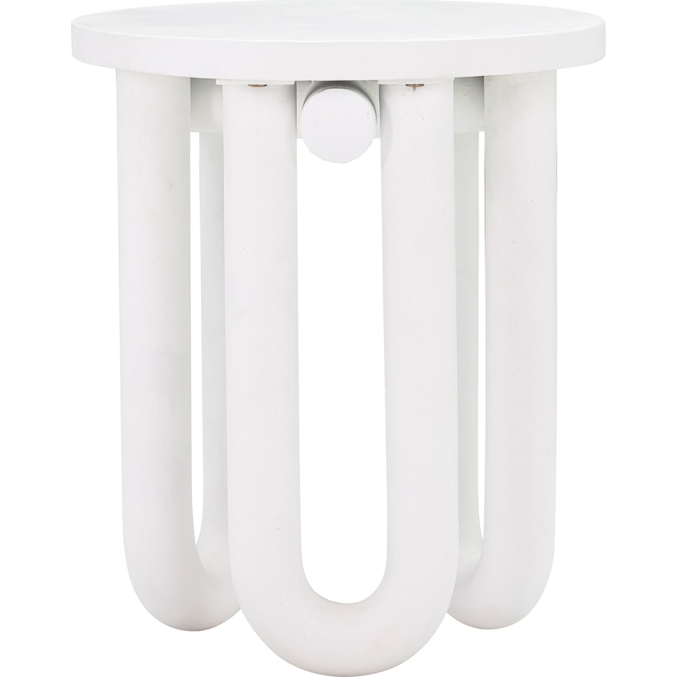 tuckerton white side table   