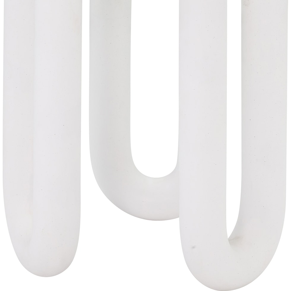 tuckerton white side table   