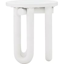 tuckerton white side table   