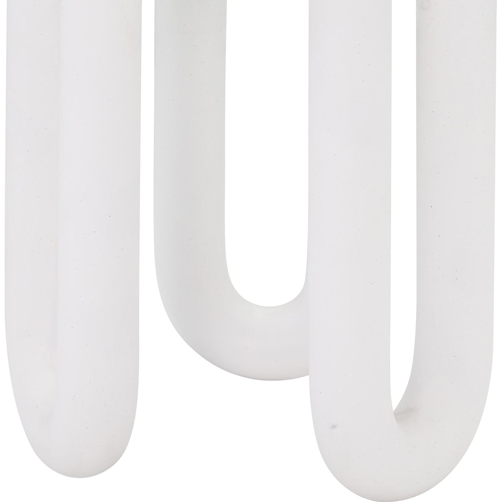 tuckerton white side table   