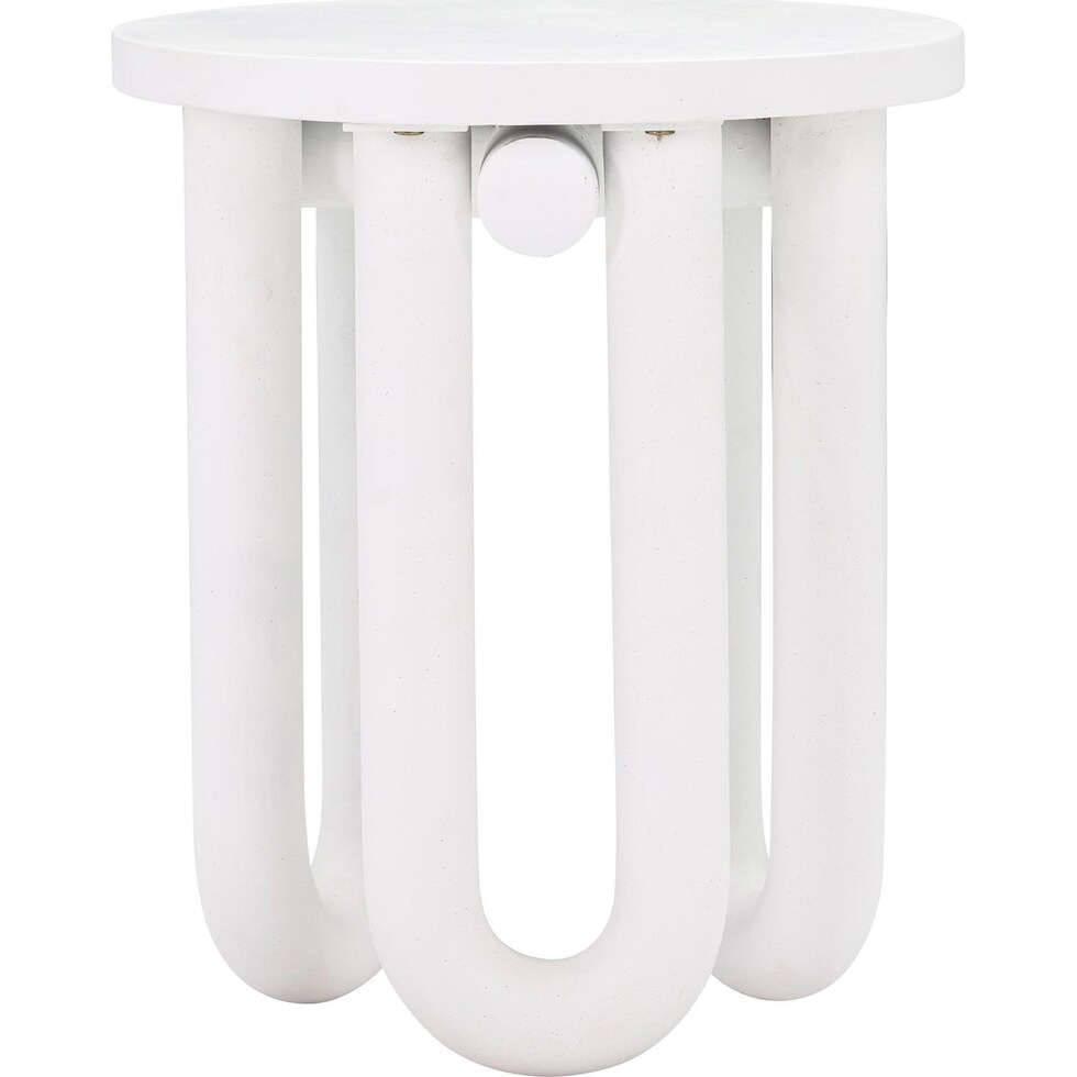 tuckerton white side table   