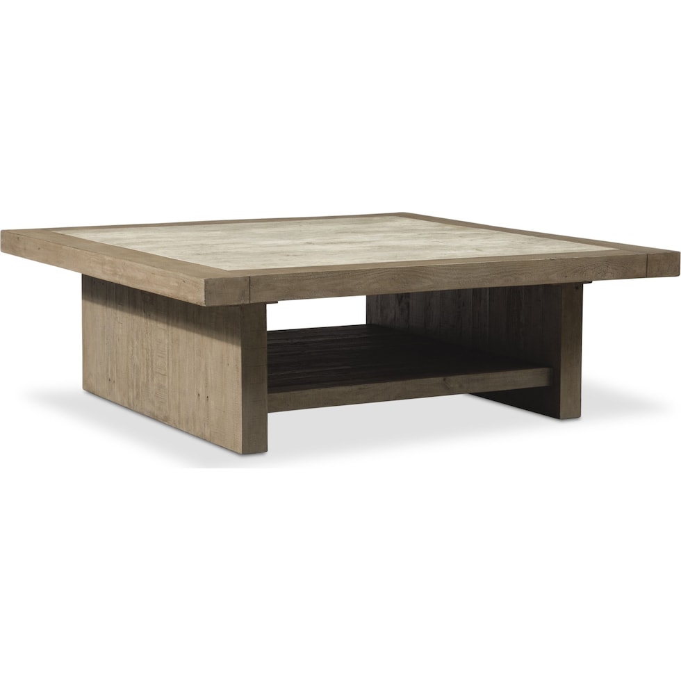 tucson gray coffee table   