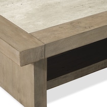 tucson gray coffee table   