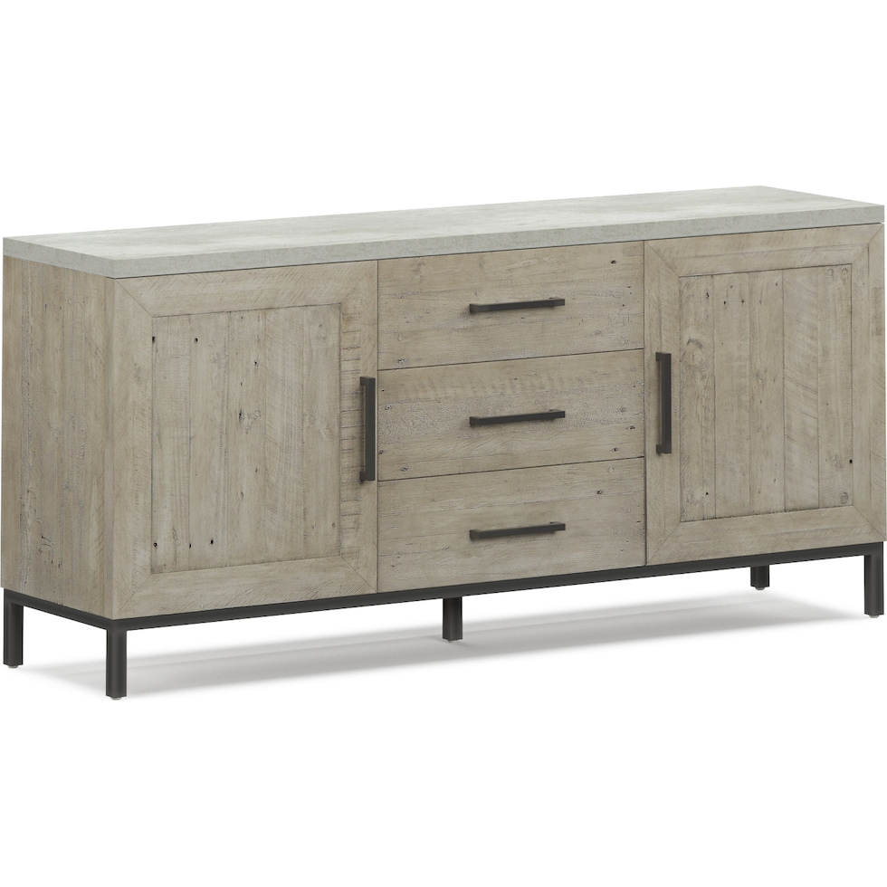 tucson gray sideboard   