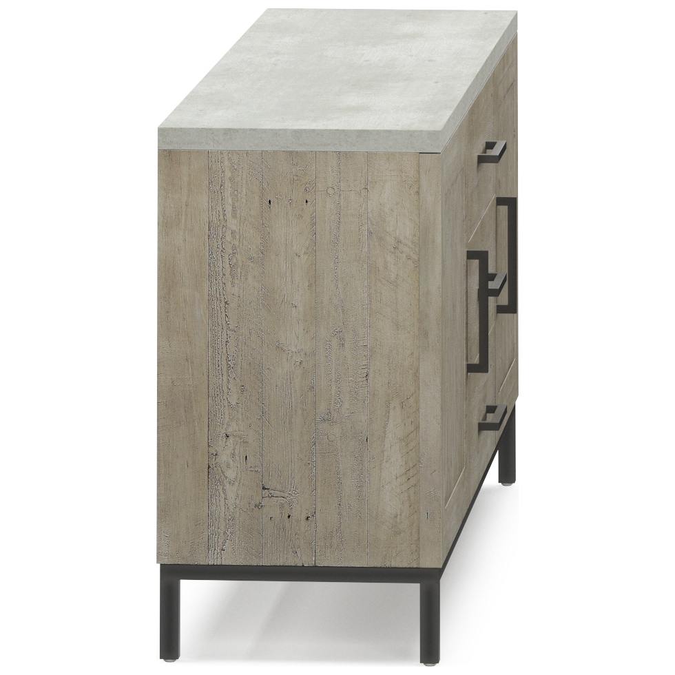 tucson gray sideboard   