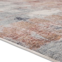 turnstone orange blue area rug  x    