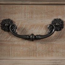 tuscany light brown dresser and mirror   
