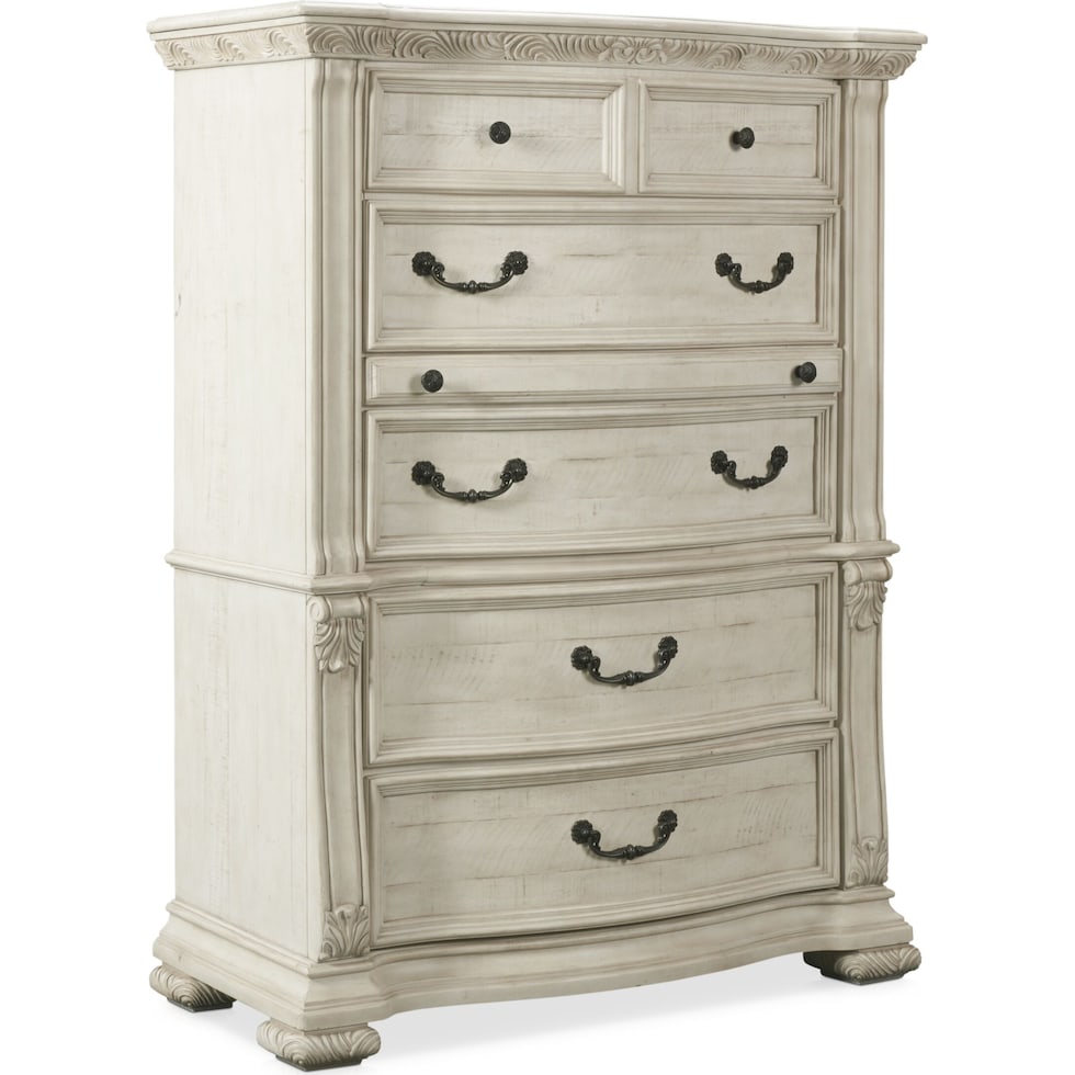 tuscany white chest   