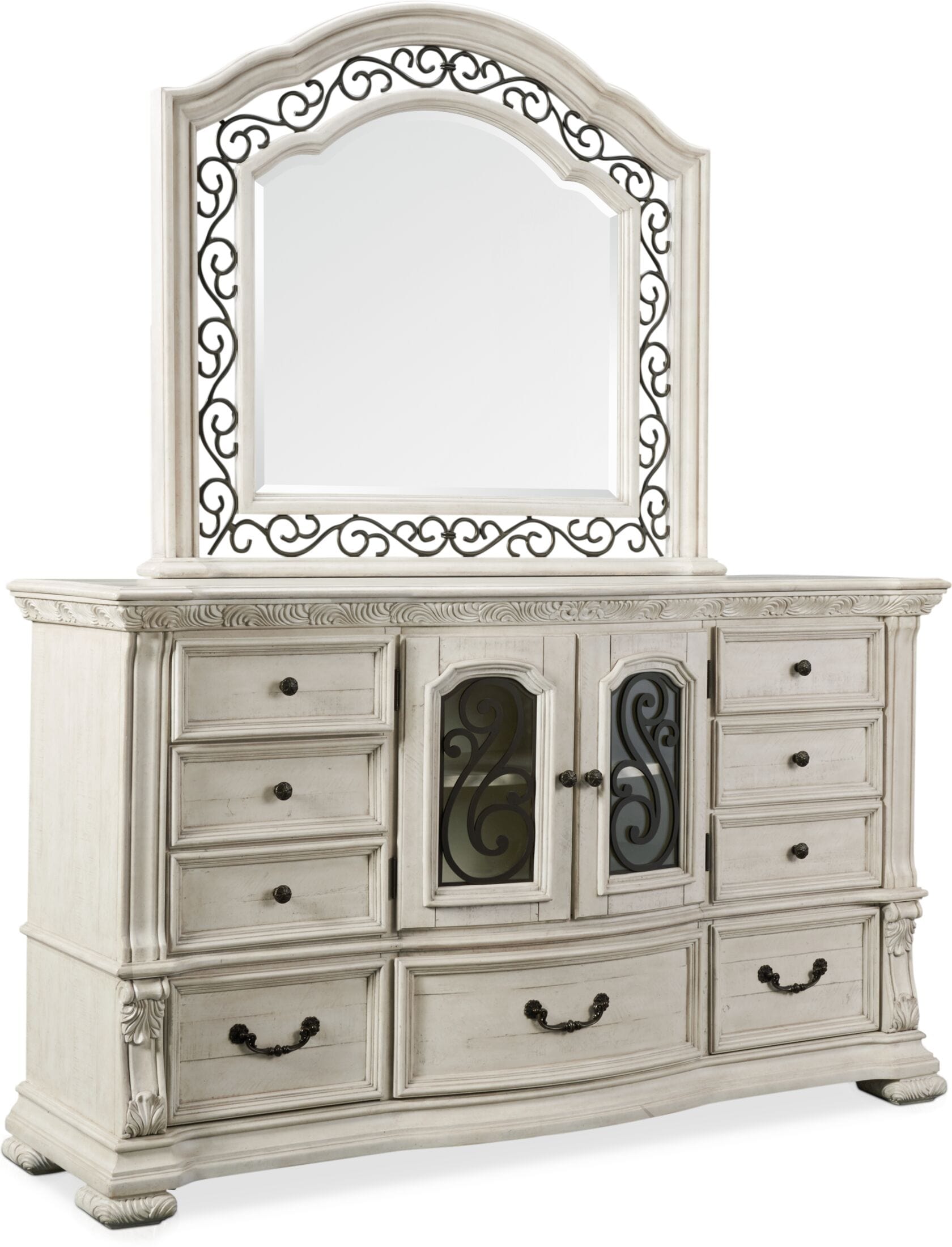 Tuscany Dresser and Mirror Value City Furniture