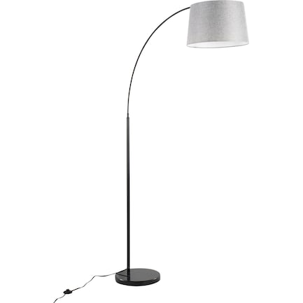 Twain Floor Lamp - Black/Gray