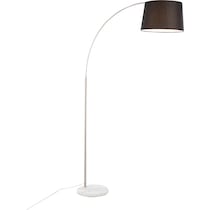 twain silver floor lamp   