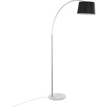 twain silver floor lamp   