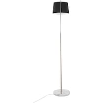 twain silver floor lamp   