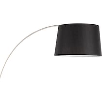 twain silver floor lamp   