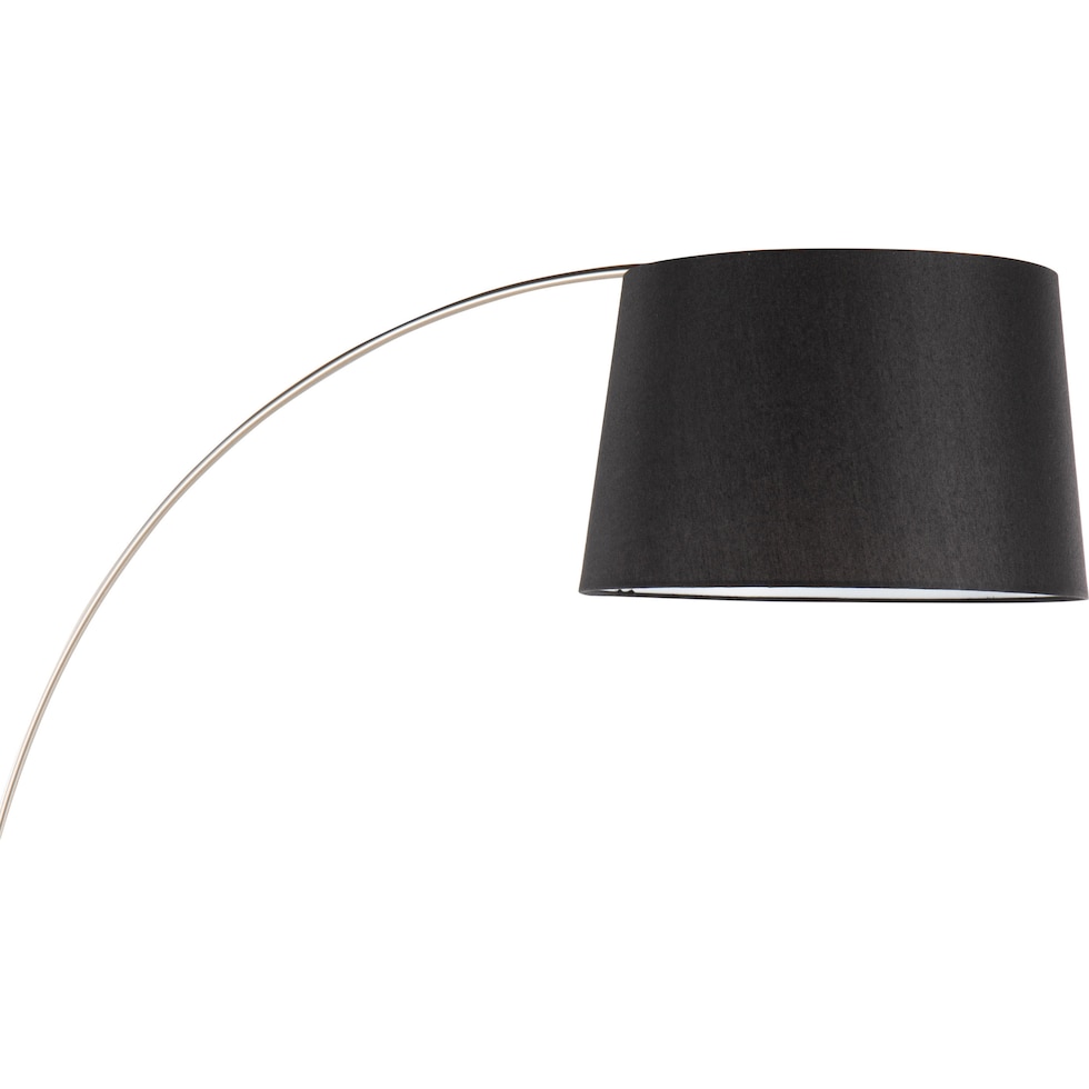 twain silver floor lamp   