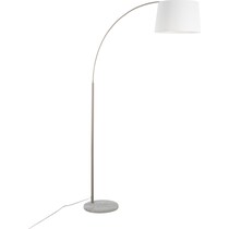 twain silver floor lamp   