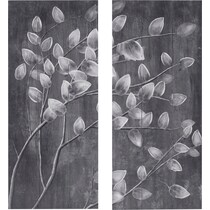 twig gray wall art   