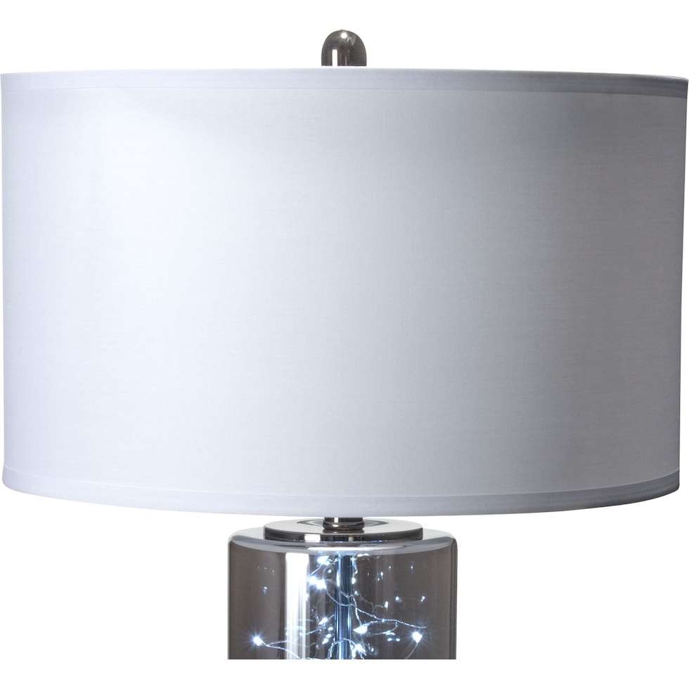 twinkle gray table lamp   