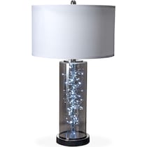 twinkle gray table lamp   
