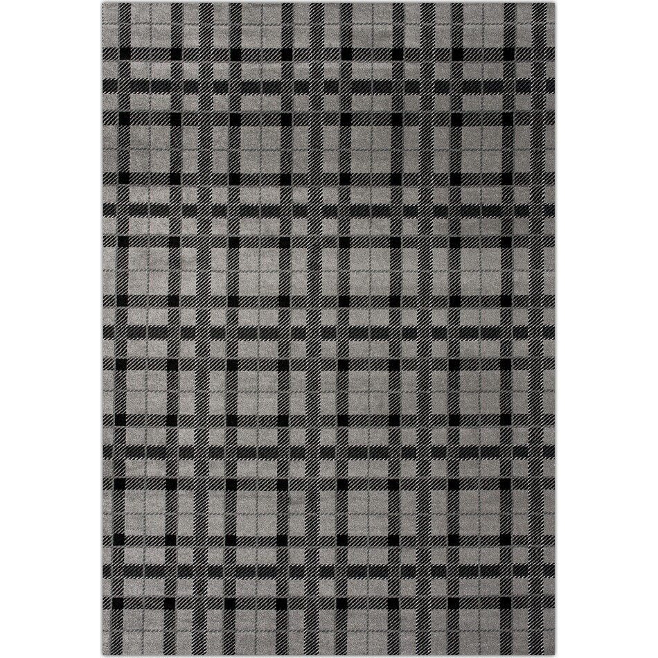 twist gray area rug ' x '   