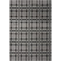twist gray area rug  x    