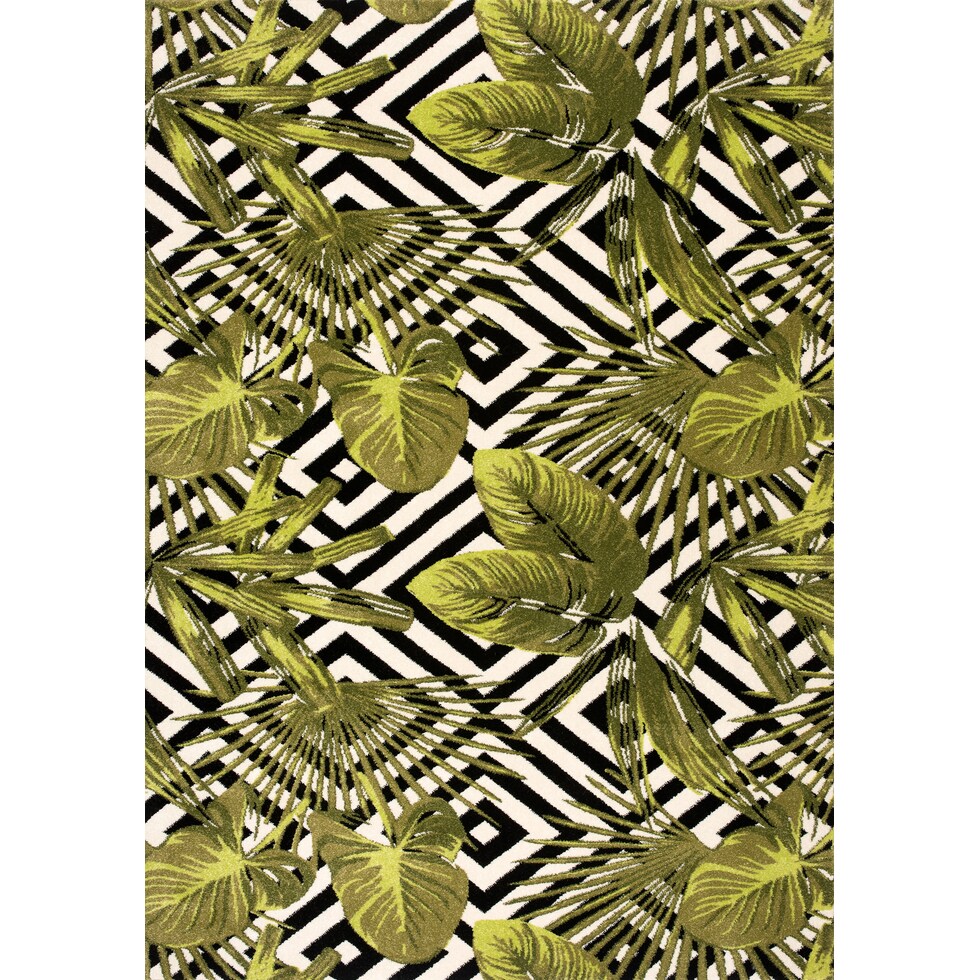 twist palm area rug  x    