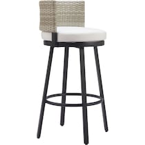 tyndall white outdoor bar stools   