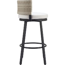 tyndall white outdoor bar stools   