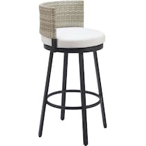 tyndall white outdoor bar stools   