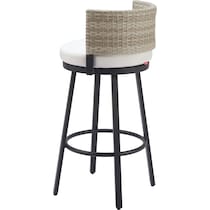 tyndall white outdoor bar stools   