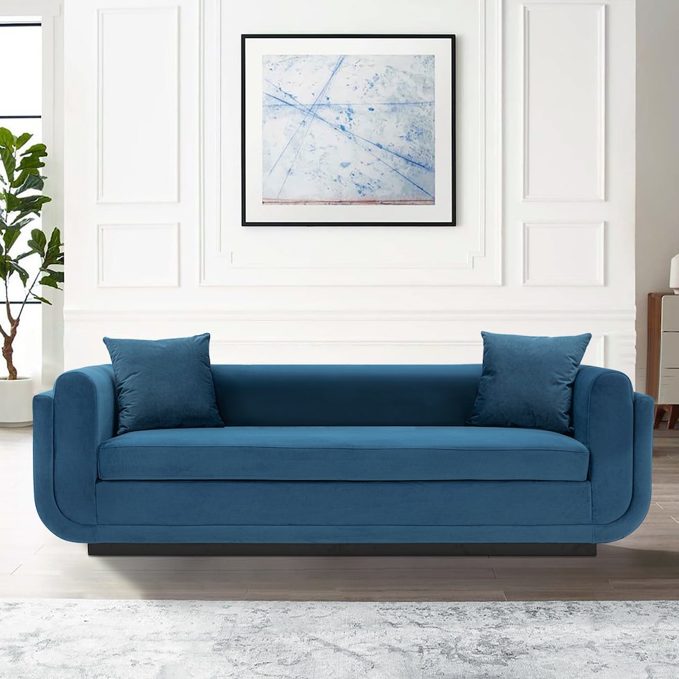 ulka blue sofa   