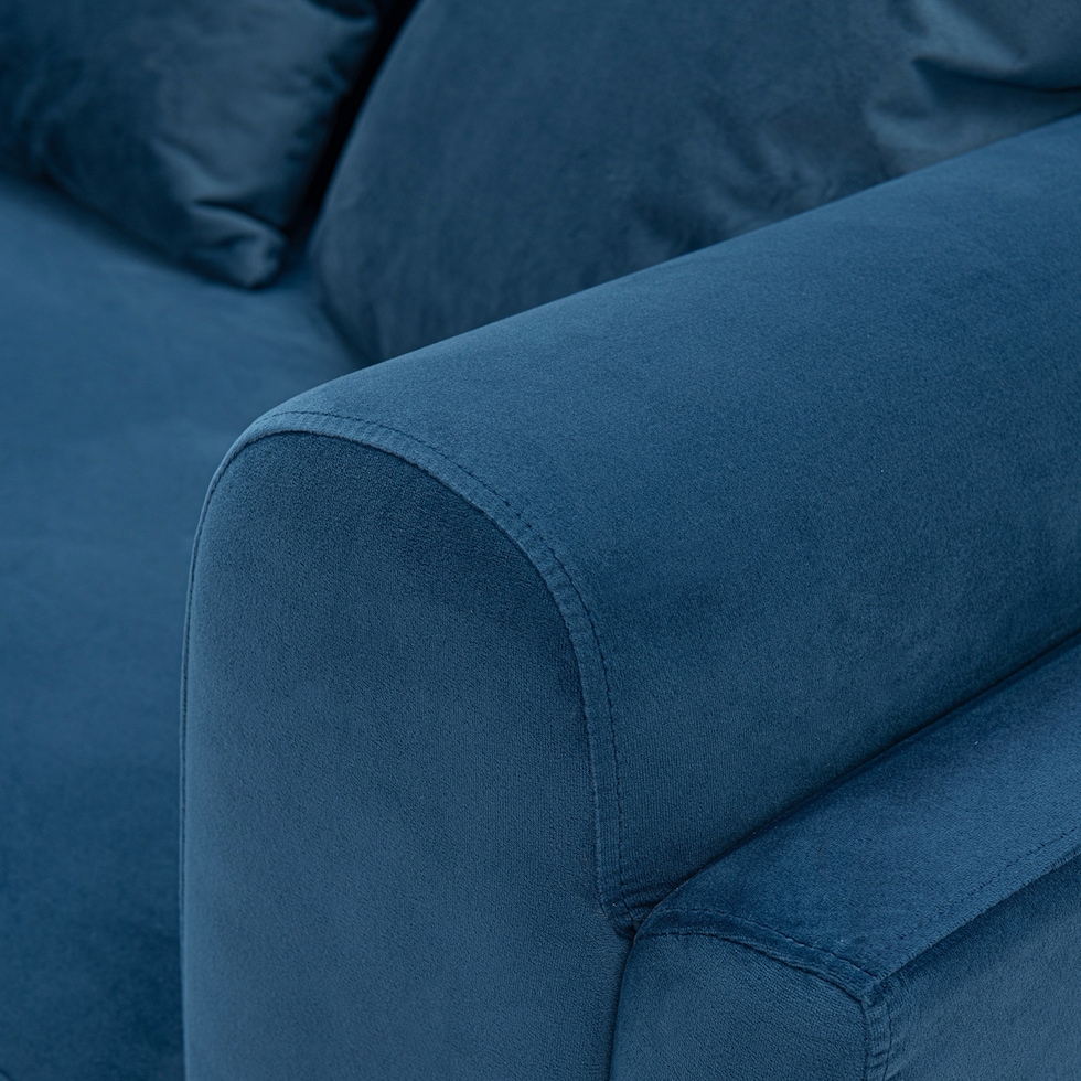 ulka blue sofa   