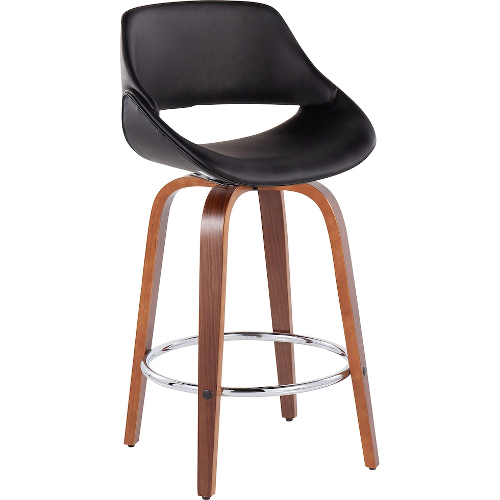 uma black counter height stool   