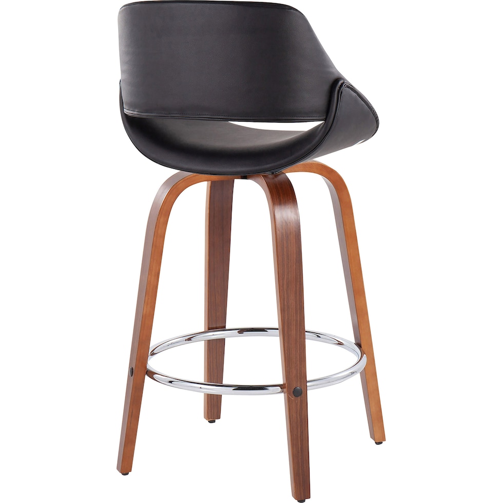 uma black counter height stool   