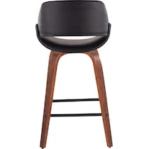 uma black counter height stool   