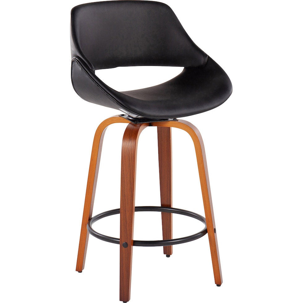 uma black counter height stool   