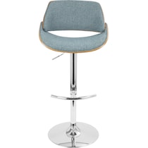 uma blue bar stool   