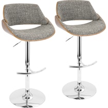 uma gray bar stool   