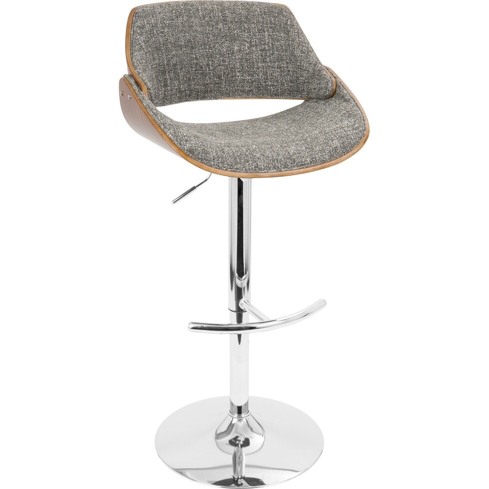 uma gray bar stool   