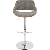 uma gray bar stool   