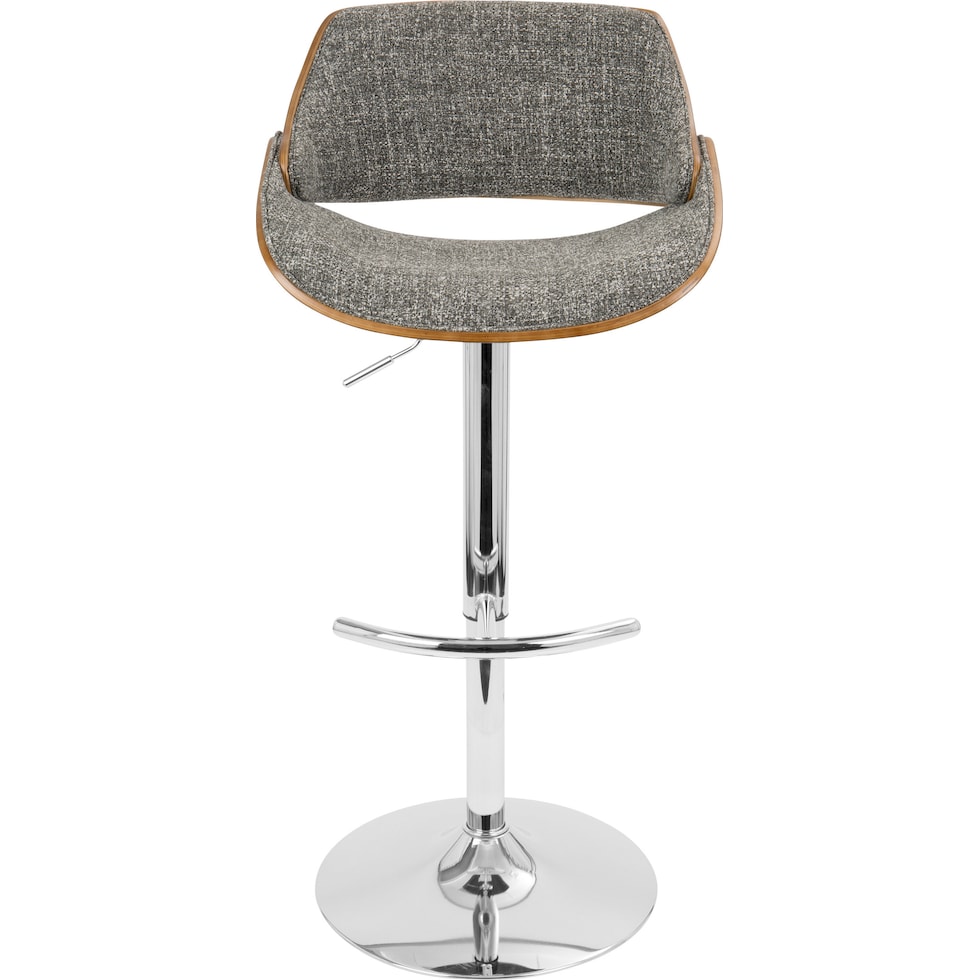 uma gray bar stool   