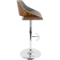 uma gray bar stool   